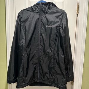 COLUMBIA BLACK LINED Raincoat